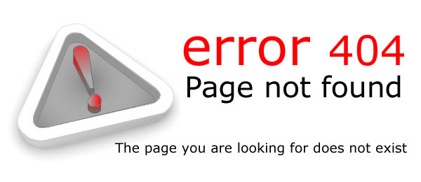 error 404 – Page not found – The page you are looking for does not exist